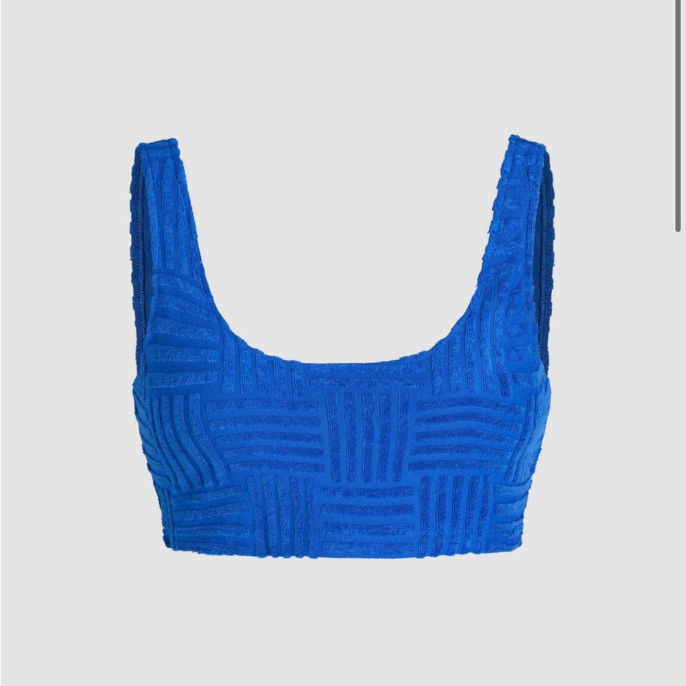 Cider terry cloth crop top